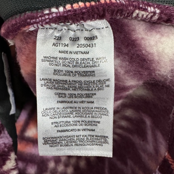 Columbia Girl’s Size Medium 10/12 Marionberry West Bend Full Zip Fleece Jacket - Picture 5 of 7